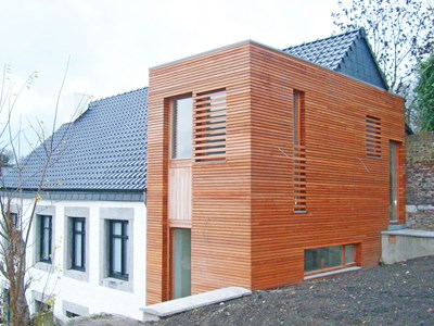 Construction annexe a Liege